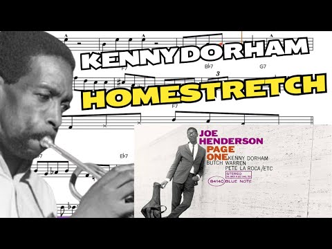 Kenny Dorham trumpet solo on “Homestretch “