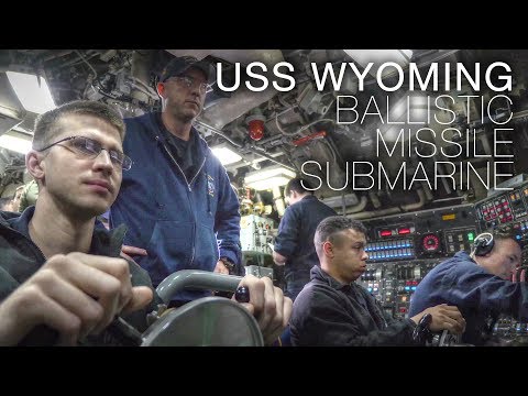 Life Aboard US Navy Ballistic Missile Submarine USS Wyoming – In Stunning 4K