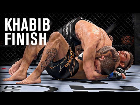 Khabib Nurmagomedov returns to UFC and f***s up Charles Oliveira!  [UFC4]