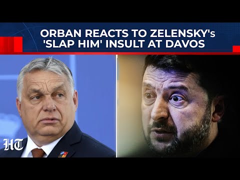 Orban's First Reaction To Zelensky Saying 'Slap' Hungary PM At Davos| Russia| Ukraine| NATO| EU