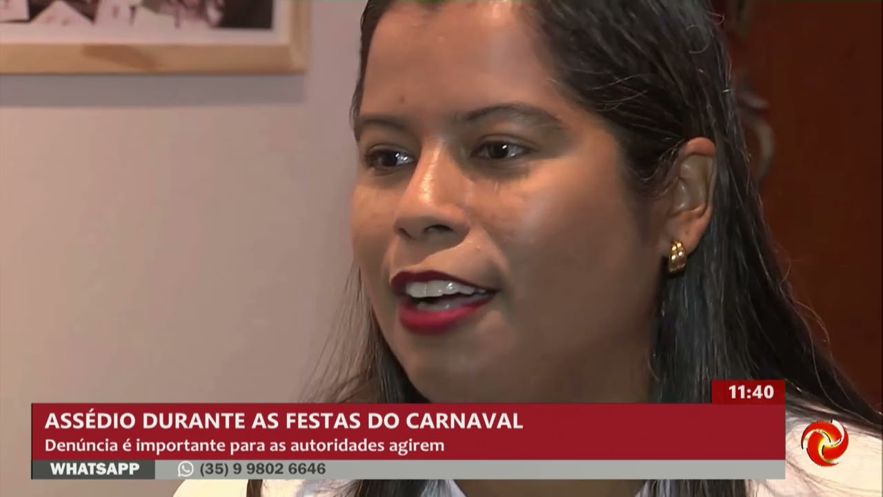 Denúncia: assédio durante o carnaval