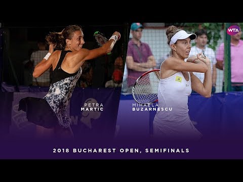 Petra Martic vs. Mihaela Buzarnescu | 2018 Bucharest Open Semifinals | WTA Highlights