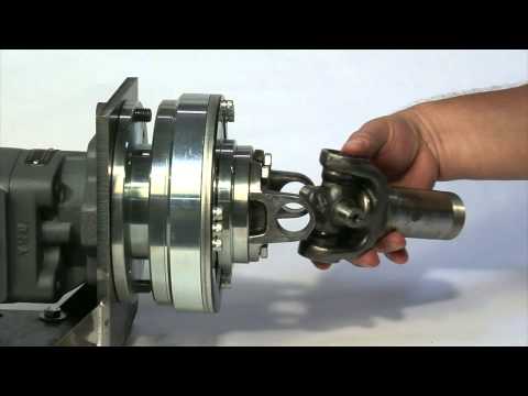 Electric clutch installation for large hydraulic pumps
