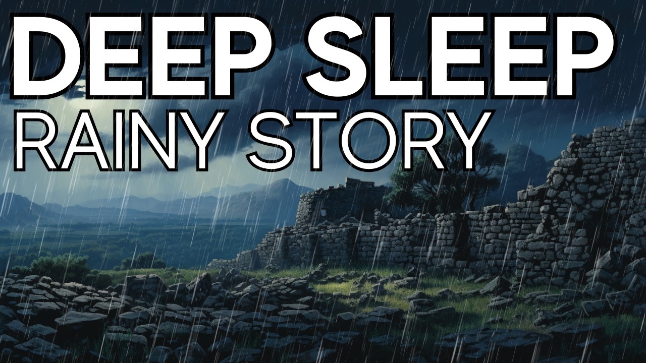 RAINY Sleepy Story 💤 Walking through the Ruins of Great Zimbabwe - RAINY Bedtime Story