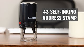ExcelMark A43 Self-Inking Rubber Stamp