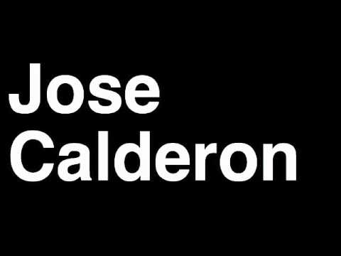 How to Pronounce Jose Calderon Toronto Raptors NBA Basketball Slam Dunk Free Throw Shot