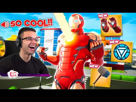 Nick Eh 30 reacts to Iron Man MYTHIC WEAPON and MAP CHANGE!
