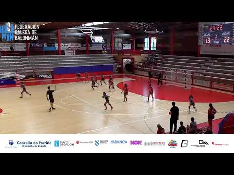 Infantil Femenino. Copa Galicia. G: D. J:1. Balonmano Porriño - Atletico Guardes