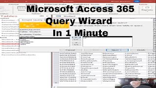 How to Use Microsoft Access 365 Query Wizard for Beginners