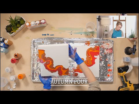 ArtyBox Pour Box - 8x10 Autumn Pour Kit 📦🎨