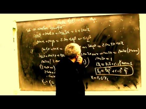 Lectia BAC  8  - Bacalaureat  - Ecuatie trigonometrica