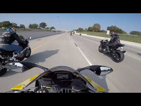 Bmw s1000rr vs Yamaha r1  who’s faster ??? Epic ending 🚨🚨