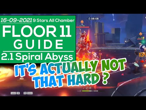 Spiral Abyss 2.1 Floor 11 Quick Guide ! Corrosion is the real boss here | Genshin Impact 2.1