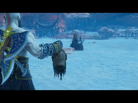 Thrud gets Her Father Thor's Hammer Mjonir After ENDING - God Of War Ragnarok PS5