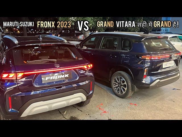 Maruti Suzuki Fronx vs Grand Vitara: Compa