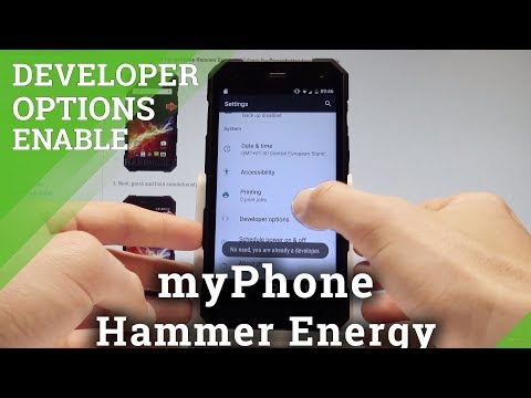 How to Allow Developer Options in myPhone Hammer Energy - USB Debugging |HardReset.Info