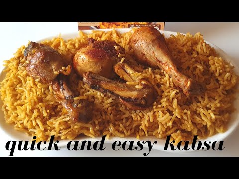 Quick And Easy Kabsa || Chicken Kabsa Recipe | How To Make Kabsa With Kabsa Mix