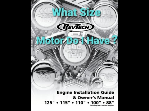 How to know the size of RevTech motor you have