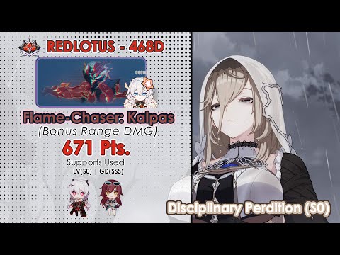 Honkai Impact 3rd: Ex-Abyss Redlotus (468D) Ver 7.2 | Flame-Chaser:Kalpas (Bonus Range DMG) | Aponia