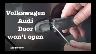 How to open VW door which won
