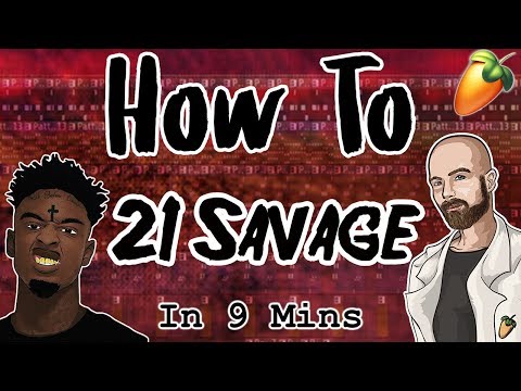 From Scratch: A 21 Savage Type Song in 9 minutes | FL Studio Trap Tutorial 2019