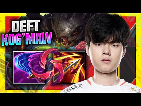 DEFT IS INSANE WITH KOG'MAW! - HLE Deft Plays Kog'maw ADC vs Ezreal! | Season 11