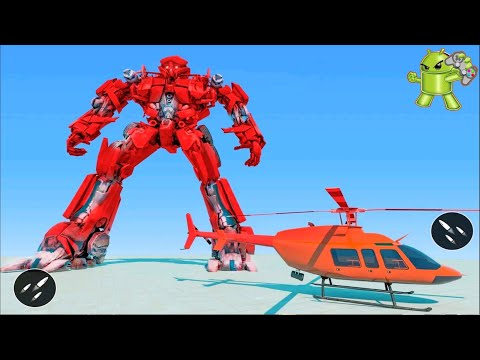 Us Police Car Transform Robot War Rescue 2020 #1 - Android Gameplay