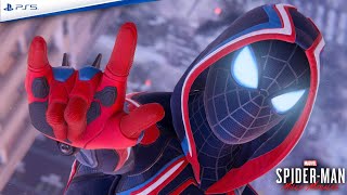 Spider-Man Miles Morales (PS5) Perfect Web Swing & Combat - 4K 60FPS + Ray tracing
