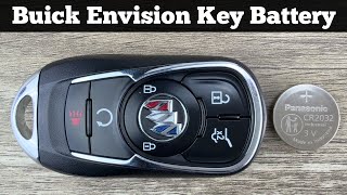 2016 - 2020 BUICK ENVISION Remote Key Fob Battery Replacement - How To Change Replace Batteries DIY