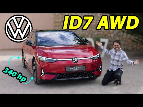 The VW ID7 GTX is Volkswagen’s large sporty EV with AWD!