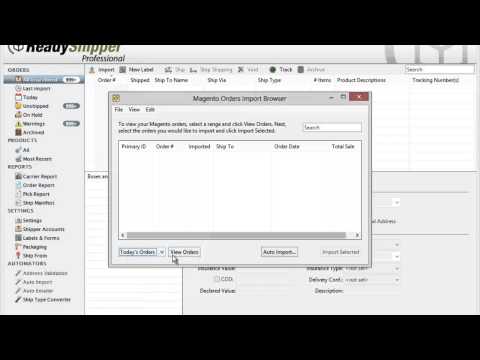 How to Use the Magento Shipping Software Module in ReadyShipper