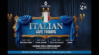 Download lagu Picat Da Italian at the Italian Cafe Fridays | Cafe Sixty Nine mp3