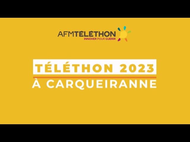 Retour sur le Téléthon 2023 à Carqueiranne