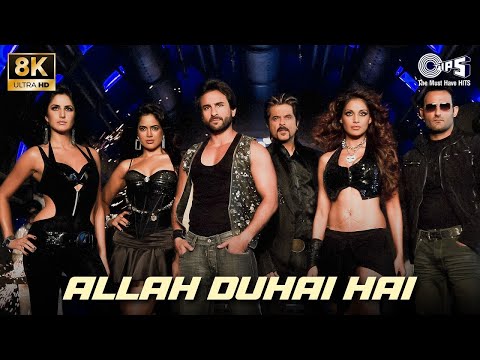 8K Remastered - Allah Duhai Hai | Race Saanson Ki | Katrina Kaif, Saif Ali, Bipasha | Race Song