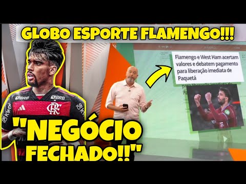 GLOBO ESPORTE STORY: LUCAS PAQUETA TO FLAMENGO! SÃO PAULO VS. FLUMINENSE: BRAZILIAN CHAMPIONSHIP ...