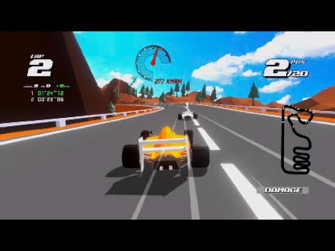 Formula Retro Racing (PS5) All Tracks (Expert + No Damage)