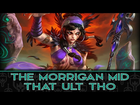 MORRIGAN MID: SHE ONE SHOTS LATE GAME - Incon - Smite