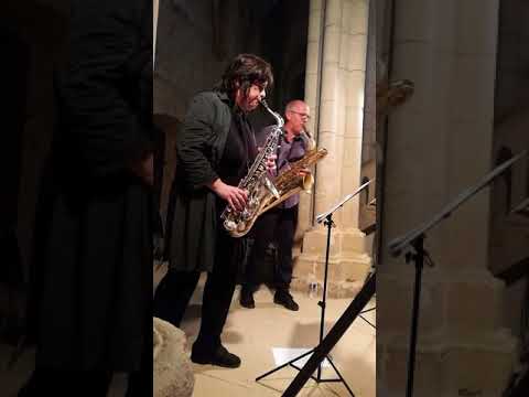 41ème Hestejada de las arts   Extrait de concert Géraldine Laurent et François Corneloup