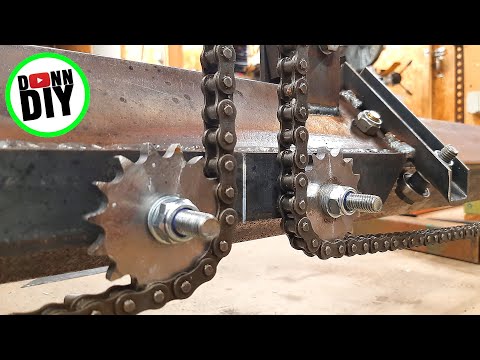 Swingblade SAWMILL Build Ep.8 - Parallel Lift, Board Size Adjustment