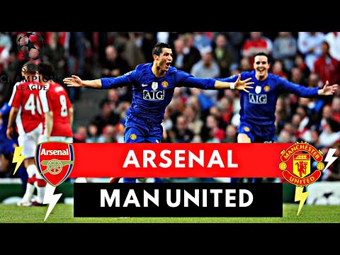 Arsenal vs Manchester United 1-3 All Goals & Highlights ( 2009 UEFA Champions League )