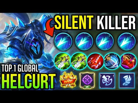 HELCURT BEST BUILD 2020 | SILENT KILLER! HELCURT ONE SHOT STINGER [ Top 1 Global Helcurt ] MLBB