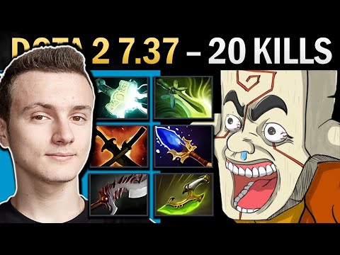 Juggernaut Gameplay Miracle with SNY and 20 Kills - Dota 7.37