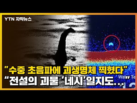 [자막뉴스] "수중 초음파에 괴생명체 찍혔다, 전설의 괴물 '네시'일지도..." / YTN
