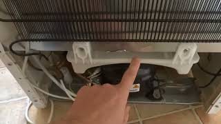Smells coming from fridge freezer ~ evaporator tray removal
