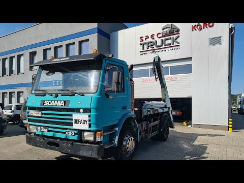 SCANIA - 93M 250 FULL STEEL, MANUAL PUMP