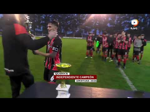 Independiente de Chañar Ladeado Campeón en 5ta División Liga InterProvincial - Notas y Festejos