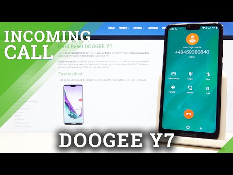 Incoming Call on DOOGEE Y7 – Animation of Incoming Call