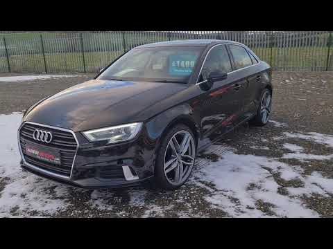 2017 Audi A3 Sport Saloon in Black Metaliic @Murray-Motors.com