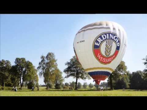 Erdinger Weissbier Bier Werbung 2013 Heißluftballon