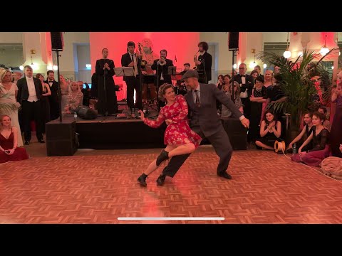 Maren Merian & Kevin St. Laurent Social Demo @Tänzerball 2025 with the Coquette Jazz Band